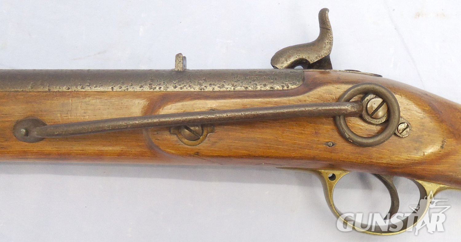 {CATEGORY} - Tower, 1844 Dated, Model of 1844, Yeomanry .65” Bore Percussion Carbine, 1844 Dated, to the Royal 1st Devon Yeomanry. Sn - 23174:4 Tower, 1844 Dated, Model of 1844, Yeomanry .65” Bore Percussion Carbine, 1844 Dated, to the Royal 1st Devon Yeomanry. Sn - 23174:4 Single Shot Various Rifle