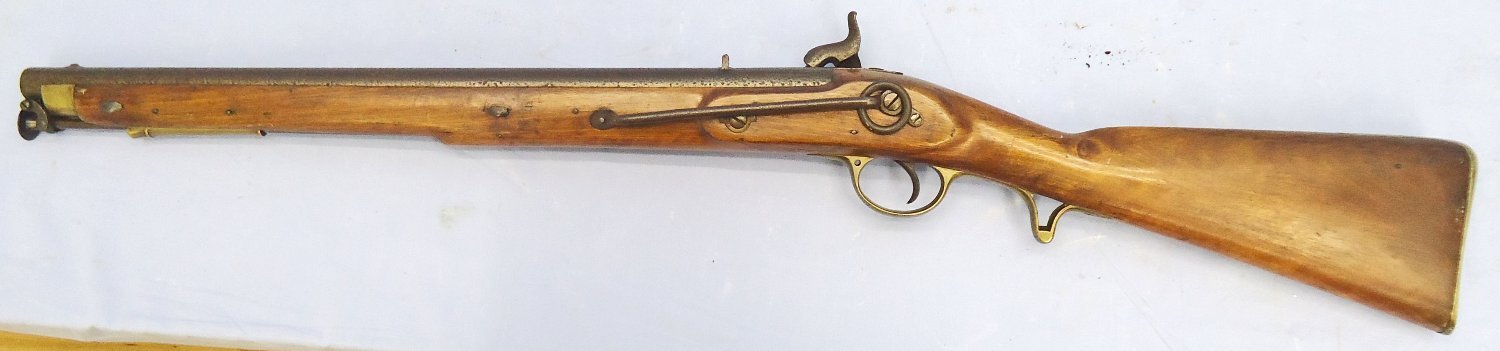 Tower, 1844 Dated, Model of 1844, Yeomanry .65” Bore Percussion Carbine, 1844 Dated, to the Royal 1st Devon Yeomanry. Sn - 23174:4 Tower, 1844 Dated, Model of 1844, Yeomanry .65” Bore Percussion Carbine, 1844 Dated, to the Royal 1st Devon Yeomanry. Sn - 23174:4 Single Shot Various Rifle 