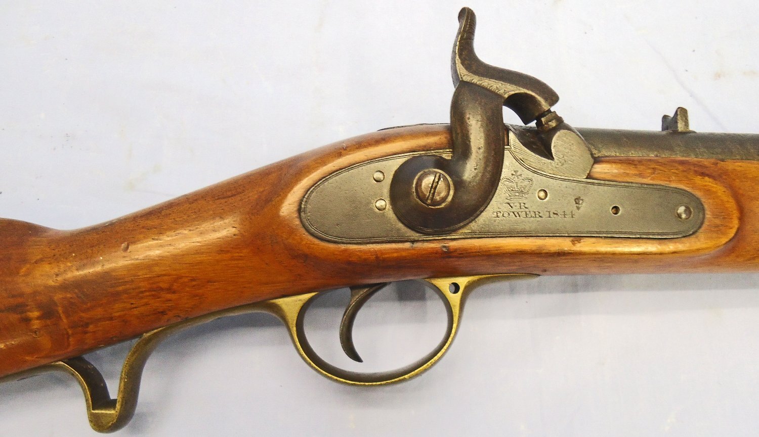 {CATEGORY} - Tower, 1844 Dated, Model of 1844, Yeomanry .65” Bore Percussion Carbine, 1844 Dated, to the Royal 1st Devon Yeomanry. Sn - 23174:4 Tower, 1844 Dated, Model of 1844, Yeomanry .65” Bore Percussion Carbine, 1844 Dated, to the Royal 1st Devon Yeomanry. Sn - 23174:4 Single Shot Various Rifle in 