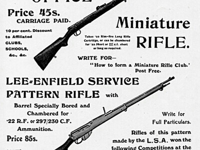 BSA War Office Pattern Miniature Rifle Bolt Action .22 Long Rifle (.22 LR) Rifle