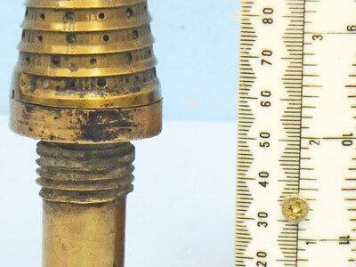 DEACTIVATED INERT. French, WW1, 25/35, Model 1880/85 Time & Percussion Fuze. - O 2175 French, WW1, 25/35, Model 1880/85 Time & Percussion Fuze. - O 2175  Other Ammunition