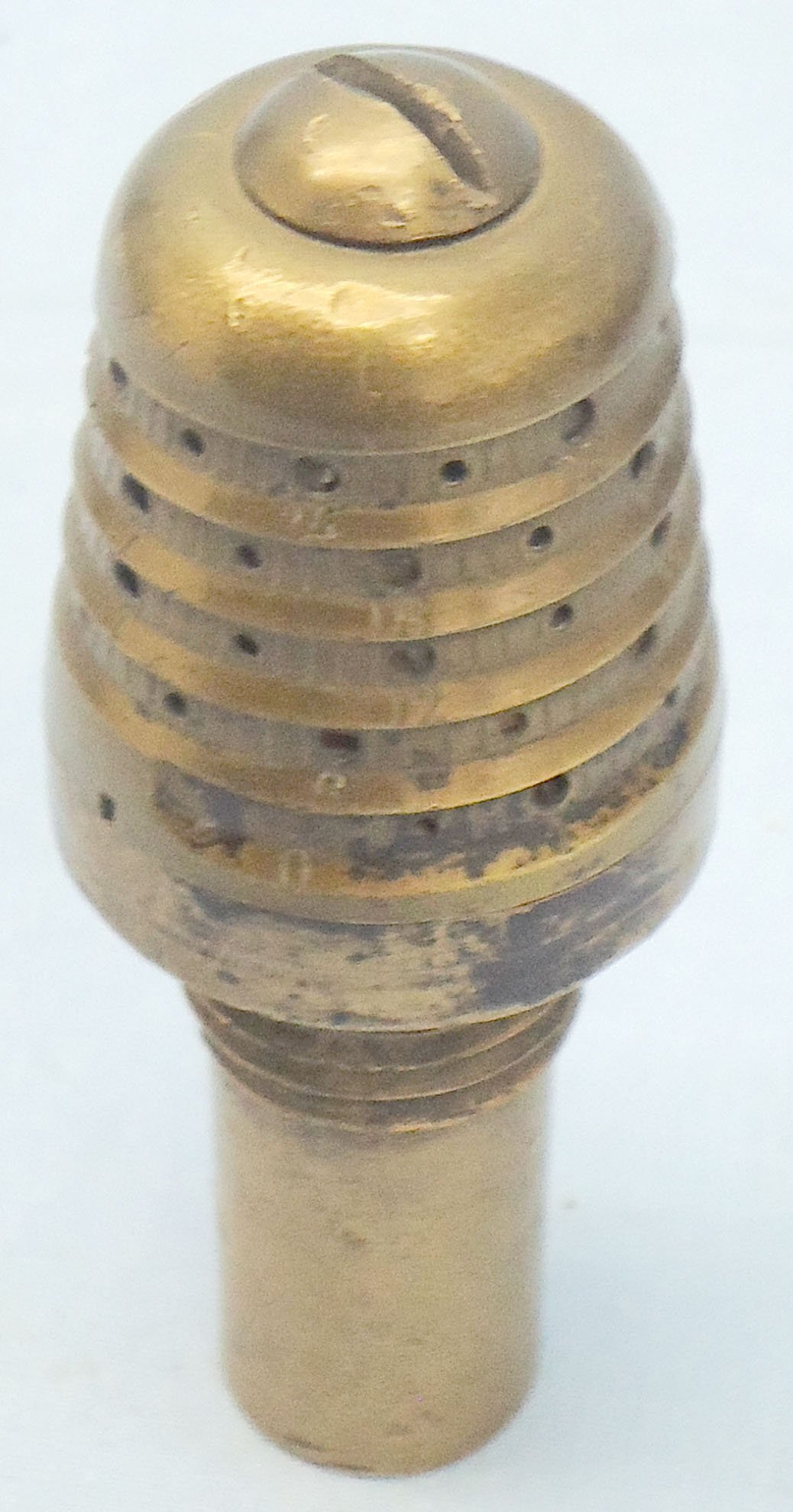 DEACTIVATED INERT. French, WW1, 25/35, Model 1880/85 Time & Percussion Fuze. - O 2175 French, WW1, 25/35, Model 1880/85 Time & Percussion Fuze. - O 2175  Other Ammunition