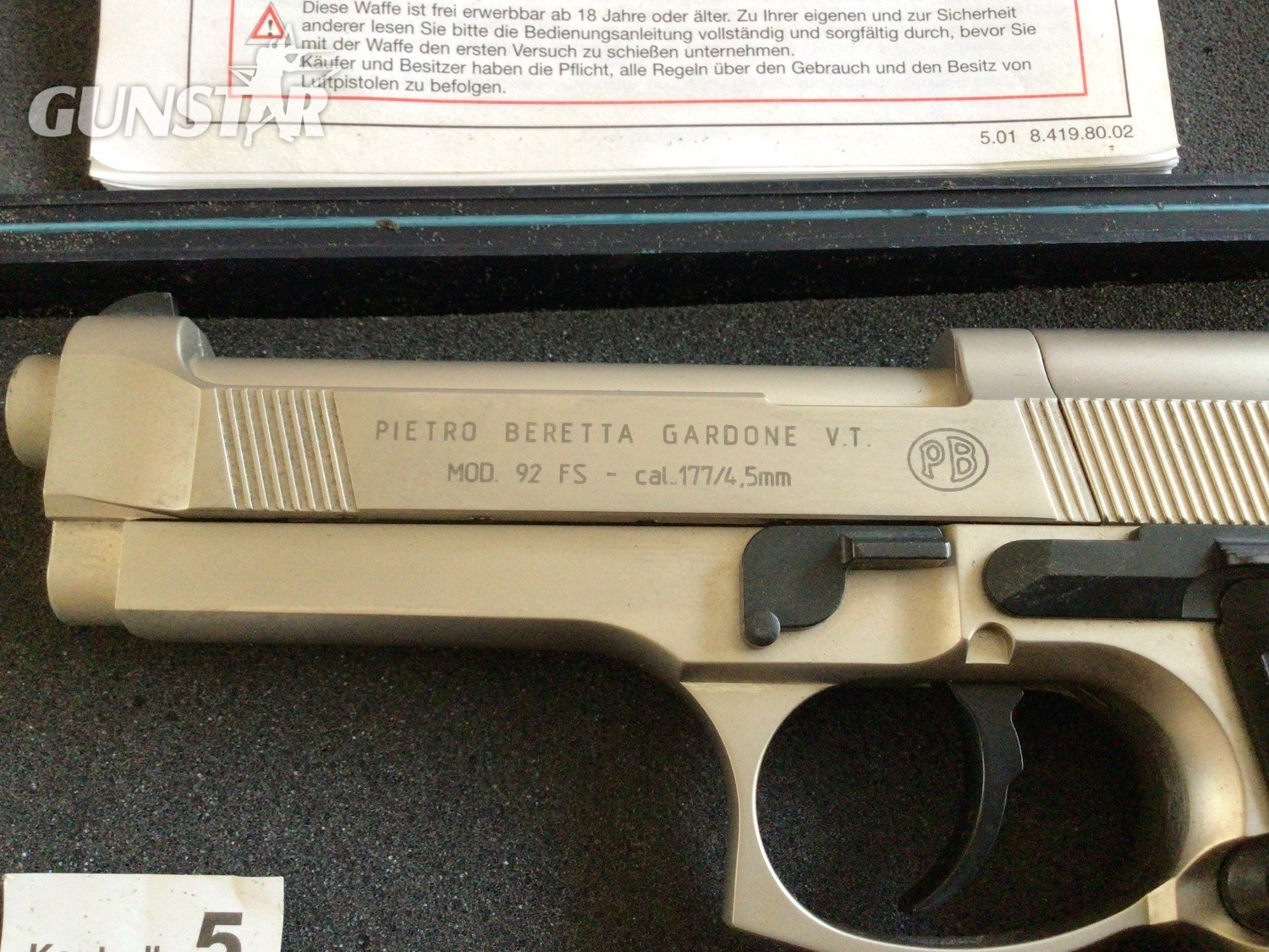 Umarex Beretta 92 FS .177 Revolver - {CATEGORY} in 