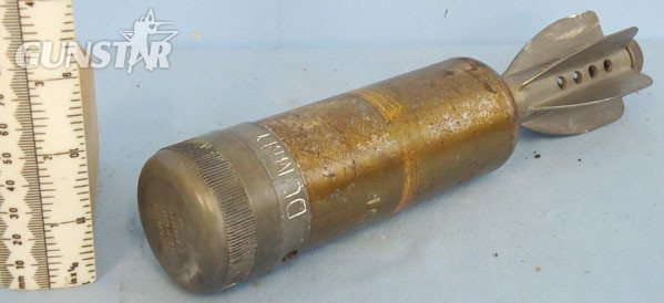 DEACTIVATED INERT Unfired Original WW2, 1940 Dated British 2 Inch Practice (High DEACTIVATED INERT Unfired Original WW2, 1940 Dated British 2 Inch Practice (High Antique & Militaria in 