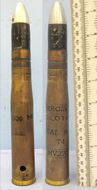 INERT DEACTIVATED. American .9 inch Experimental T4 (23x139, rim diameter 30.7mm) Anti-tank Gun Round. - O 1747 INERT DEACTIVATED. American .9 inch Experimental T4 (23x139, rim diameter 30.7mm) Anti-tank Gun Round. - O 1747  Other