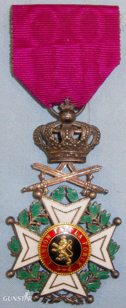 Pre WWI Belgium Order of Leopold Medal ‘Knight Class’ Military Division. BA 400. Pre WWI Belgium Order of Leopold Medal ‘Knight Class’ Military Division. BA 400. Other Accessory in 