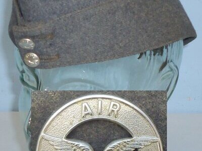 Original* WWII Air Training Corps (A.T.C.) Field Service Side Cap. 22441.8. Original* WWII Air Training Corps (A.T.C.) Field Service Side Cap. 22441.8.  Clothing