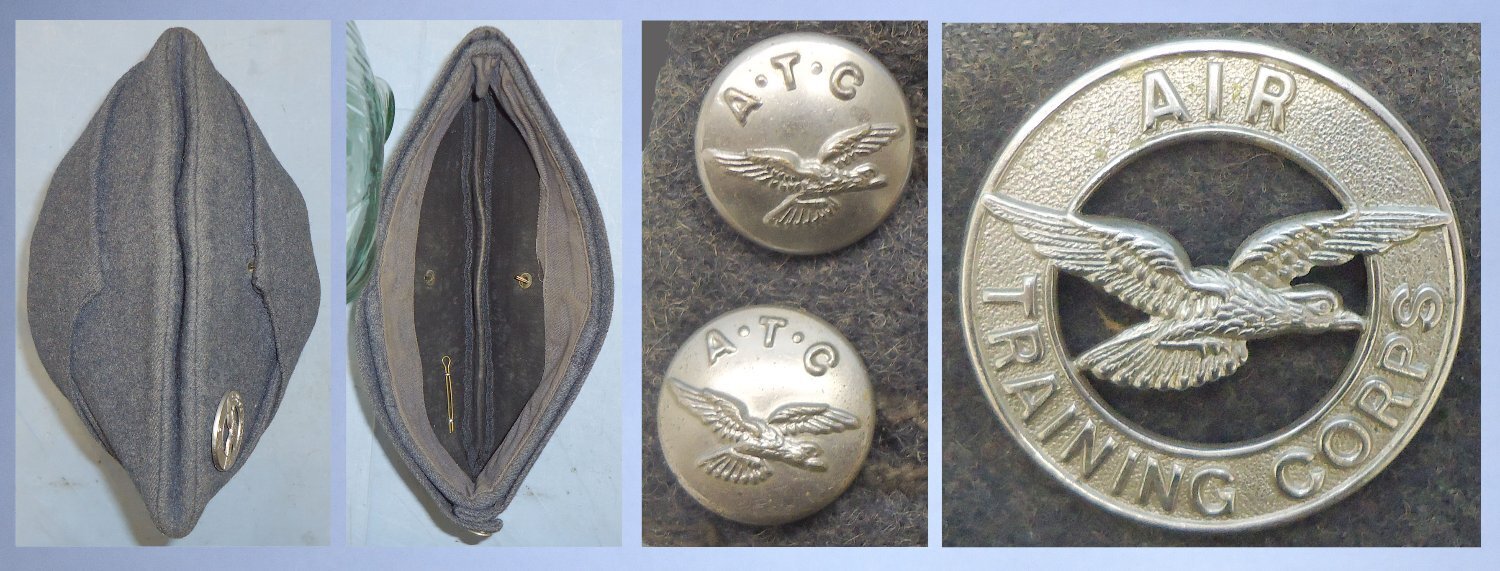  Original* WWII Air Training Corps (A.T.C.) Field Service Side Cap. 22441.8. Original* WWII Air Training Corps (A.T.C.) Field Service Side Cap. 22441.8.  Clothing