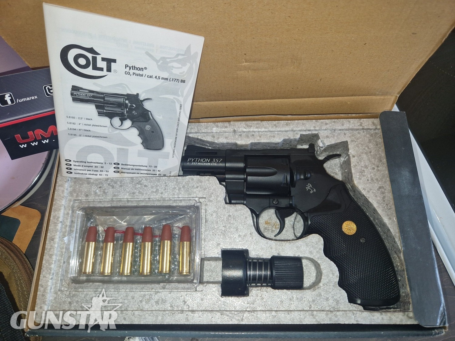 all metal umerex colt python  177 .177 in 