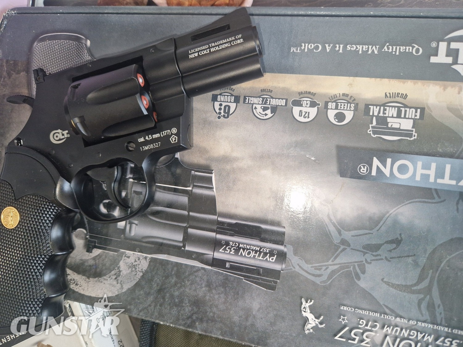  all metal umerex colt python  177 .177