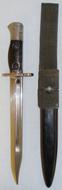 British ‘L1A3’ Bayonet Scabbard and Frog. 20112. Bayonet