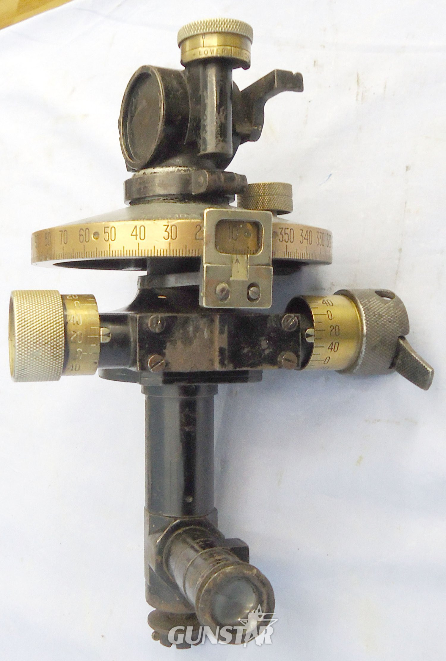 {CATEGORY} - WWI, 1914 Dated, British, 13 & 18 Pounder Artillery Dial Sight No7 MKII. - MISC 1013 WWI, 1914 Dated, British, 13 & 18 Pounder Artillery Dial Sight No7 MKII. - MISC 1013 Antique & Militaria in 