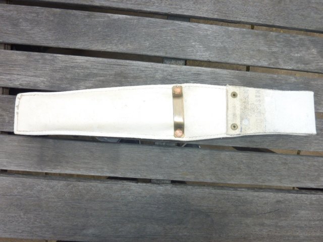 British SA80 - white leather sheath -  Bayonet