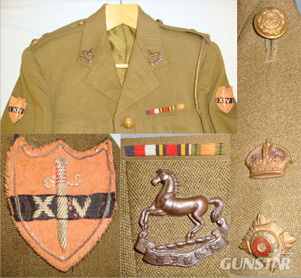 King’s Regiment Officer’s Tunic With Lieutenant Colonel’s Rank Insignia, Campaig King’s Regiment Officer’s Tunic With Lieutenant Colonel’s Rank Insignia, Campaig Clothing