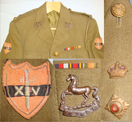 King’s Regiment Officer’s Tunic With Lieutenant Colonel’s Rank Insignia, Campaig King’s Regiment Officer’s Tunic With Lieutenant Colonel’s Rank Insignia, Campaig Clothing
