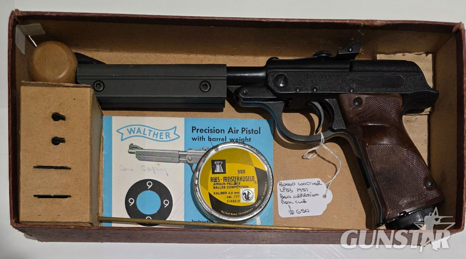 Walther LP53 .177 in 