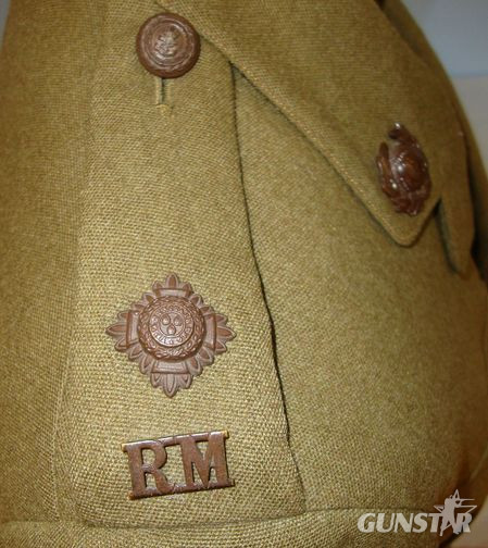 WW2 British Royal Marines Officer's Uniform Service Tunic Jacket With Royal Mari WW2 British Royal Marines Officer's Uniform Service Tunic Jacket With Royal Mari Clothing