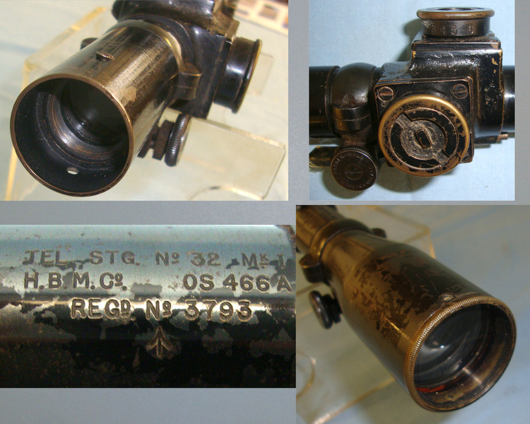British WD HBM Co (Houghton Butcher Manufacturing Company) WW2 Era British WD HBM Co (Houghton Butcher Manufacturing Company) No.32 MK I Te Sight & Optic