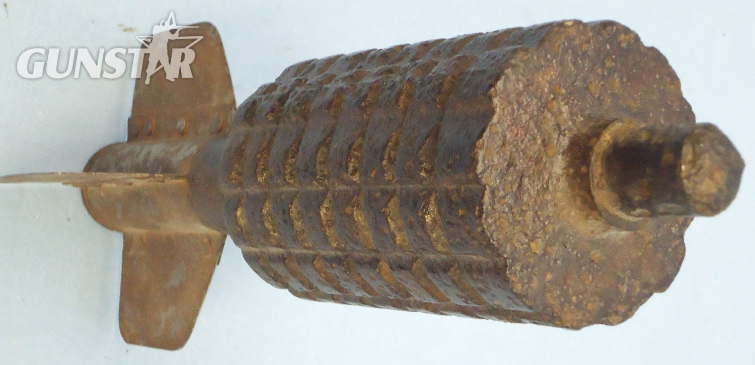 INERT DEACTIVATED. German, WW1, Granatenwerfer 16 High Explosive Fragmentation Trench Mortar. Sn - 21611 Granatenwerfer 16 High Explosive Fragmentation Trench Mortar. Sn - 21611  Other Ammunition - {CATEGORY} in 