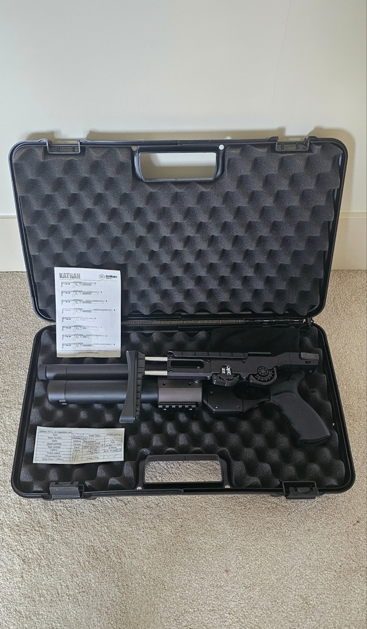 Airmaks Arms KATRAN Sub Compact .22 in 