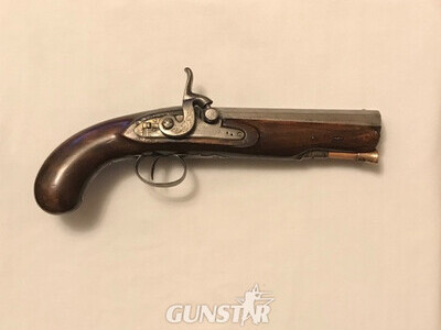 Smith London Percussion cap pistol 20 Bore/gauge Muzzleloader