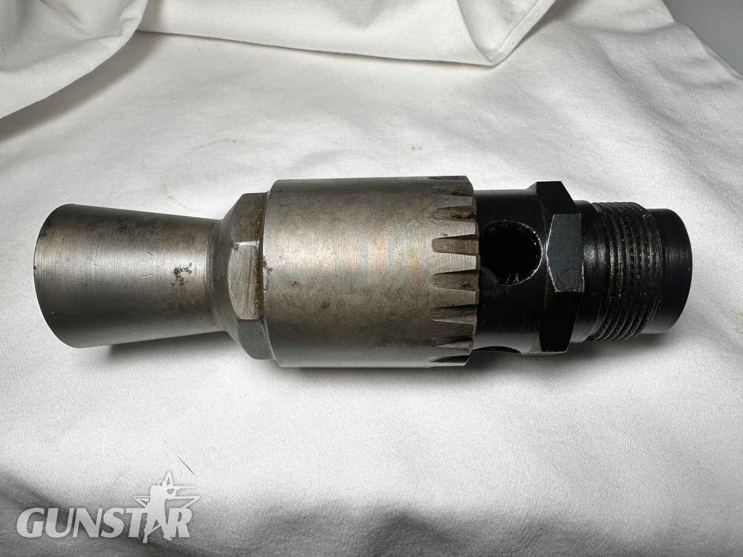 Original WWII / Post-War MG34 Complete Three-Piece Front Muzzle Recoil Booster Assembly mg34 7.92x57mm Mauser  Machine Gun in 