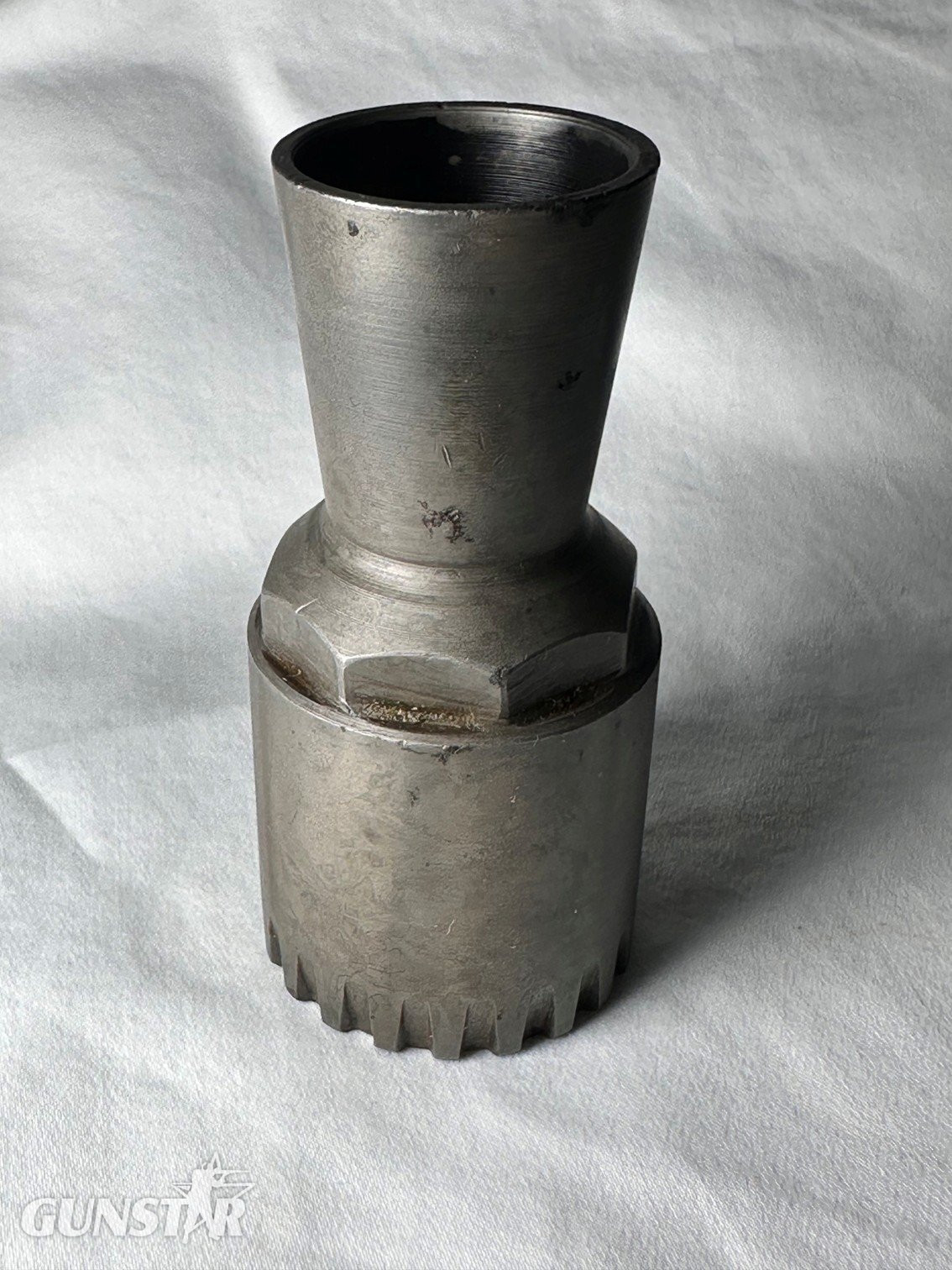 Original WWII / Post-War MG34 Complete Three-Piece Front Muzzle Recoil Booster Assembly mg34 7.92x57mm Mauser  Machine Gun - {CATEGORY} in 