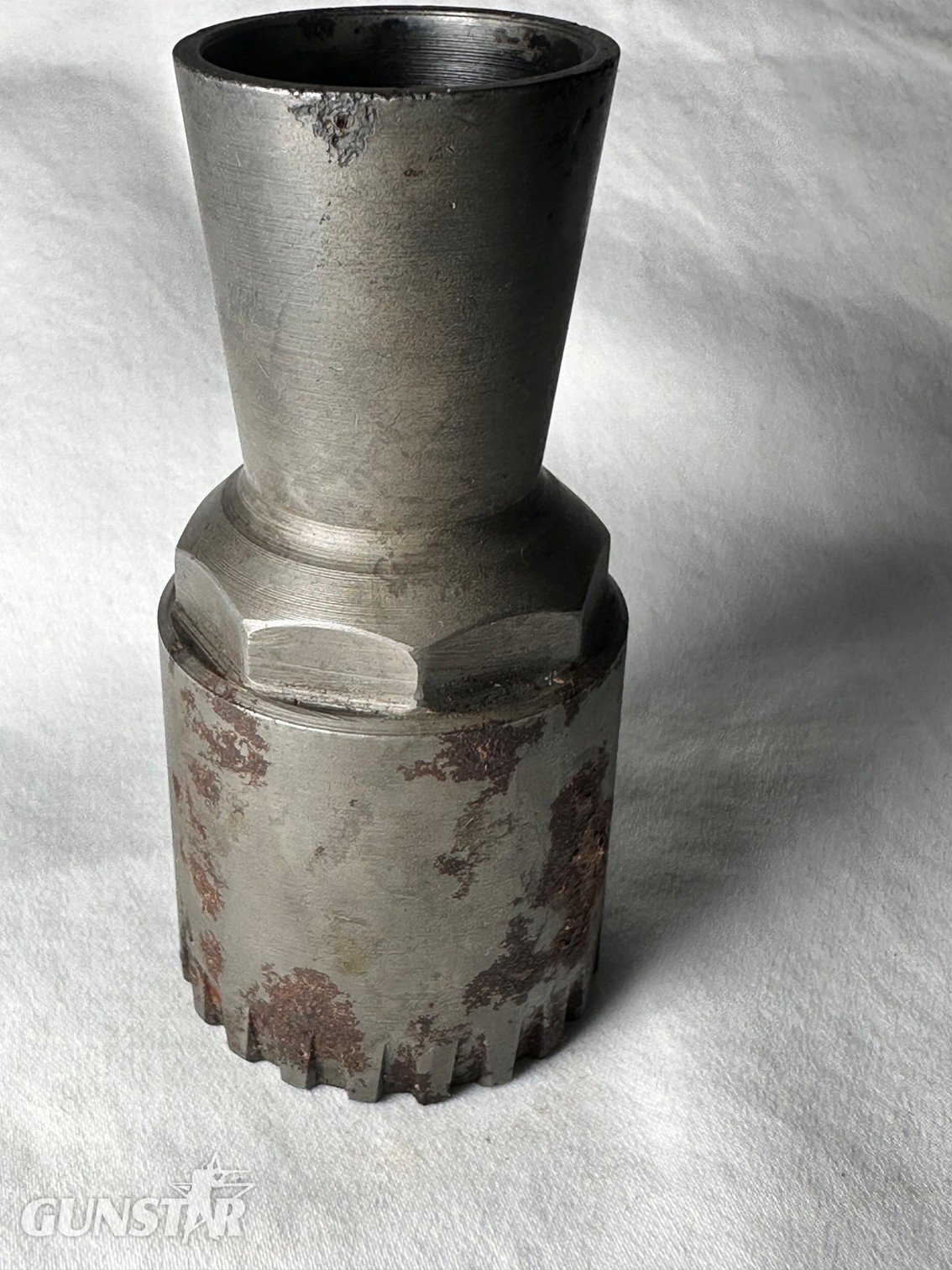 Original WWII / Post-War MG34 Complete Three-Piece Front Muzzle Recoil Booster Assembly mg34 7.92x57mm Mauser  Machine Gun - {CATEGORY}