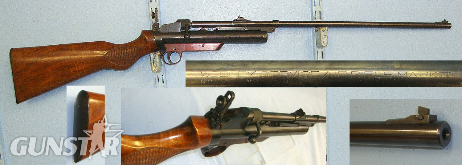 MINT**MATCHING NUMBERS**Early 1930’s Webley Service Mark II 3rd Series .22 Calibre Air Rifle. Sn 23508 air rifle .22 in 