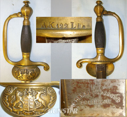  Gebr Weyersberg, Solingen Sword