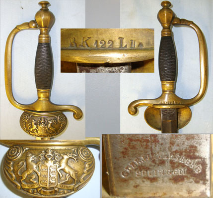  Gebr Weyersberg, Solingen Sword