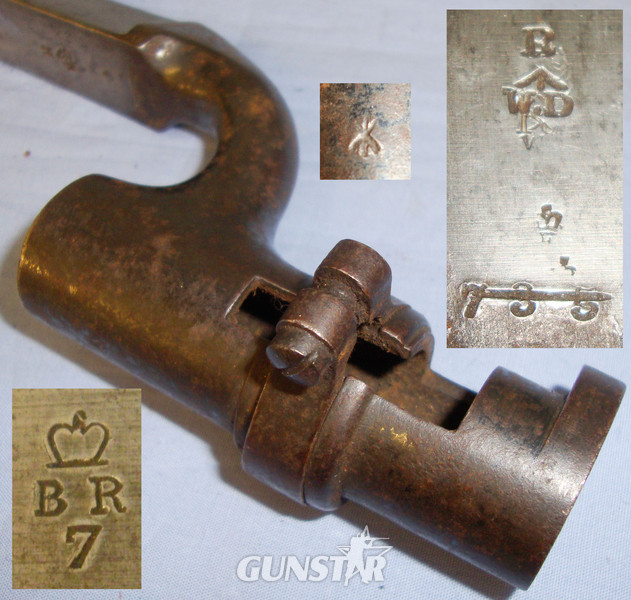 British 1876 ‘Lunger’ Socket Bayonet. BAYO 227. Bayonet