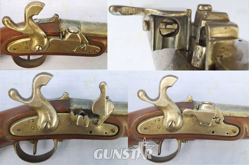  Steyr Austrian 18mm Kavalleriekarabiner M 1842 Tube Lock Rifled Cavalry Carbine. Sn - 22766 Muzzleloader None Rifle