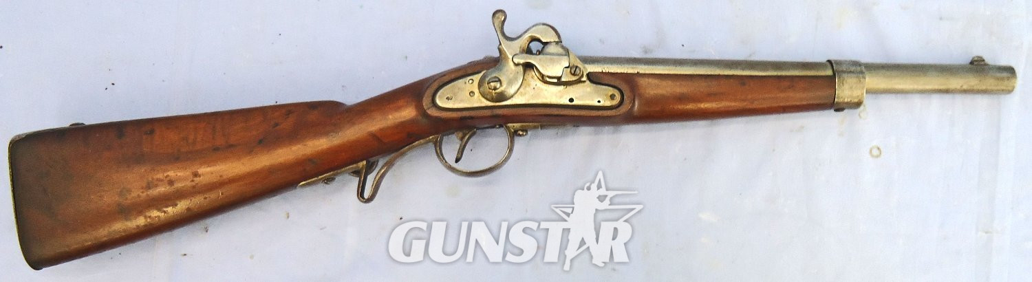 Steyr Austrian 18mm Kavalleriekarabiner M 1842 Tube Lock Rifled Cavalry Carbine. Sn - 22766 Muzzleloader None Rifle - {CATEGORY} in 