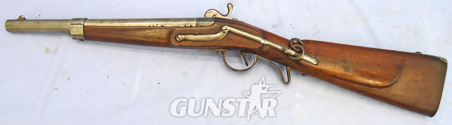 Steyr Austrian 18mm Kavalleriekarabiner M 1842 Tube Lock Rifled Cavalry Carbine. Sn - 22766 Muzzleloader None Rifle - {CATEGORY}
