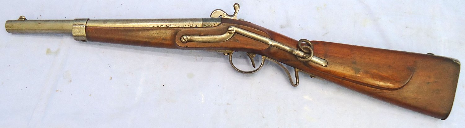 Steyr Austrian 18mm Kavalleriekarabiner M 1842 Tube Lock Rifled Cavalry Carbine. Sn - 22766 Muzzleloader None Rifle - {CATEGORY}