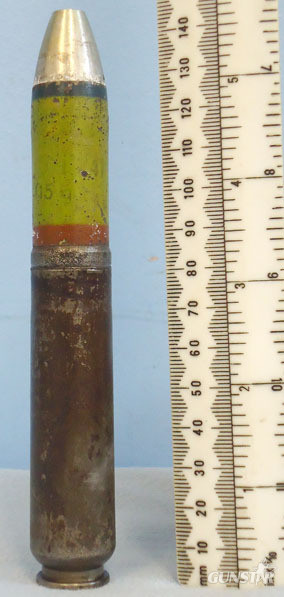 DEACTIVATED INERT WW2, 1941 dated German 20 mm FFM (20x80) HEIT (High Explosive  DEACTIVATED INERT WW2, 1941 dated German 20 mm FFM (20x80) HEIT (High Explosive  Antique & Militaria in 
