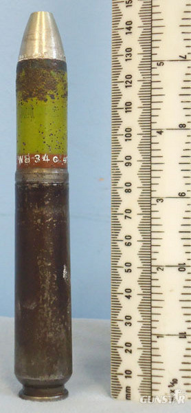 DEACTIVATED INERT WW2, 1941 dated German 20 mm FFM (20x80) HEIT (High Explosive  DEACTIVATED INERT WW2, 1941 dated German 20 mm FFM (20x80) HEIT (High Explosive  Antique & Militaria