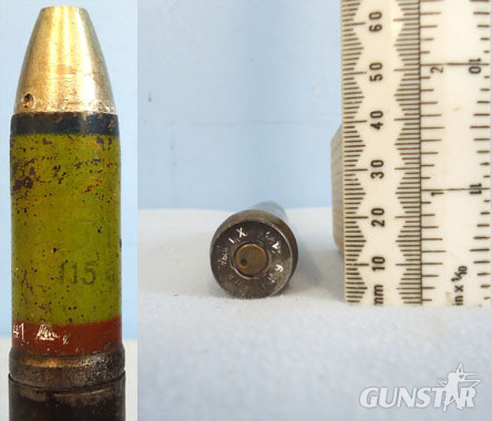  DEACTIVATED INERT WW2, 1941 dated German 20 mm FFM (20x80) HEIT (High Explosive  DEACTIVATED INERT WW2, 1941 dated German 20 mm FFM (20x80) HEIT (High Explosive  Antique & Militaria
