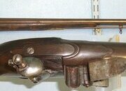 C1750 French Monmain A Avignon 15 Bore Flintlock Sporting Shotgun With Brass Fittings & Iron Ram Rod. Sn 23638 shotgun Muzzleloader 16 Bore/gauge