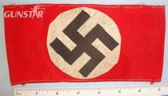 NSDAP (National Socialist German Workers Party) 3 Piece Construction Arm Band .  NSDAP (National Socialist German Workers Party) 3 Piece Construction Arm Band .  Clothing in 