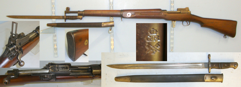  Winchester With Period British WD Marked 1913 Pattern Bayonet & Scabbard**UK 1998 DEACTIVATION CERTIFICATED (Cert Re-Issued 2022)** Bolt Action None Rifle