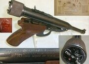 Boxed, 1950-1970 U.S.A. Hy-Score Arms Co New York Target Model 802B 6 Shot Repeating .22 Calibre Break Action Air Pistol With Illustrated Instruction Pamphlets. Sn 23484:23 air pistol .22