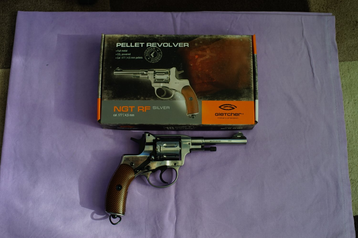  Gletcher Gletcher Nagant co2 177 revolver .177