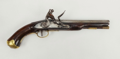 Circa 1800 Light Dragoons Volunteers Flintlock Pistol By R Johnston Flintlock None Muzzleloader