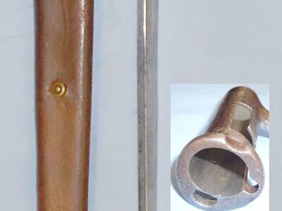British East India Company Pattern 1839/42 Socket Bayonet & Scabbard. 21749. Bayonet