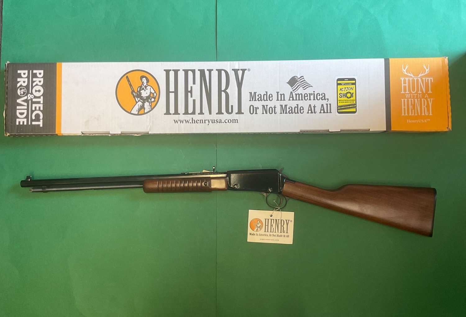  Henry Repeating Arms pump action Pump Action .22 Long Rifle (.22 LR) Rifle