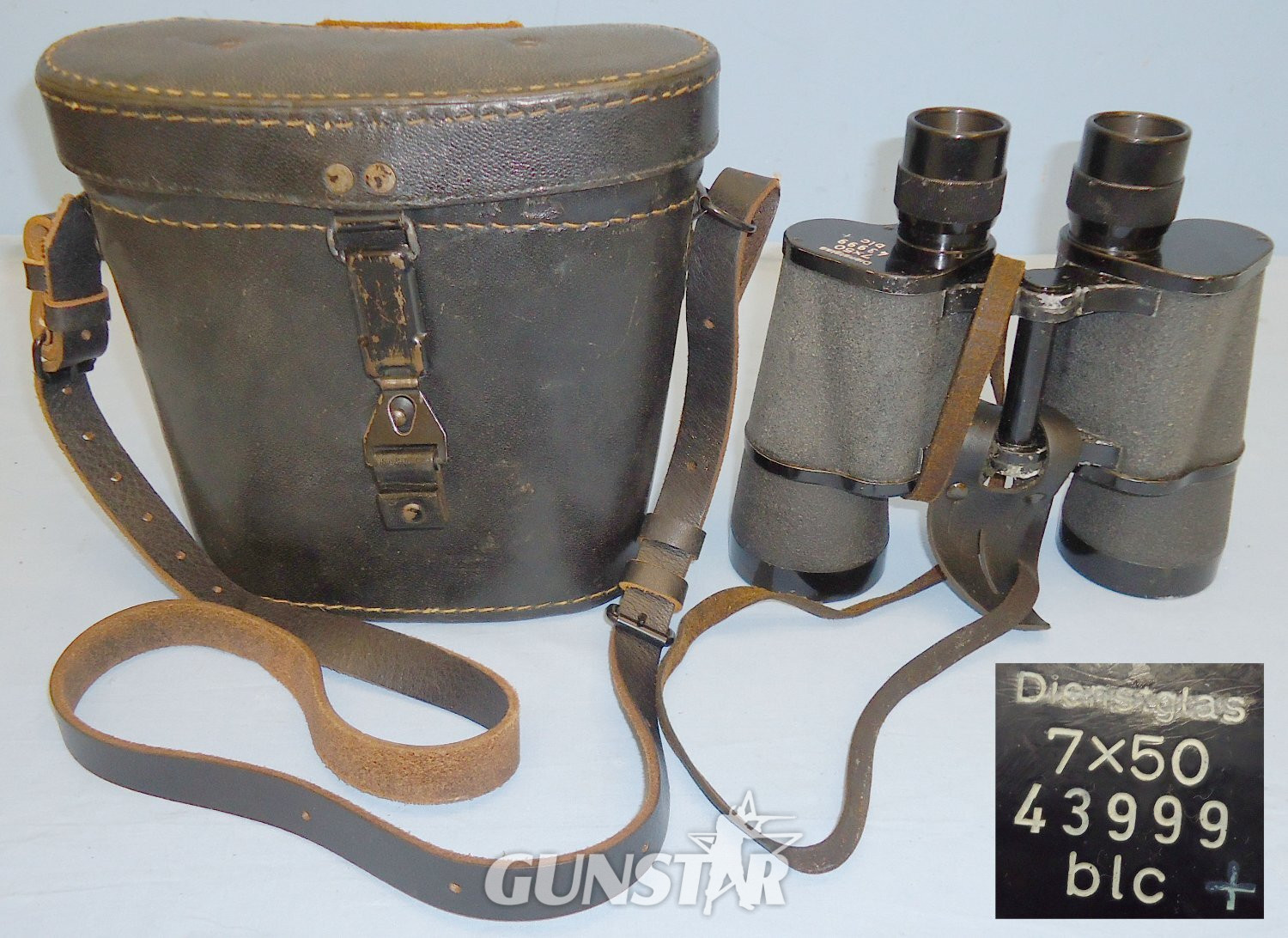 WW2 Nazi German, Winter/ Russian Front (Blue Cross) Dienstglas (Service Glass), 7 X 50 Magnification, German Infantry Officer\'s Binoculars By Carl Zeiss, Jena (blc) With WW2 1944 Case. Sn 10400:9 WW2 Nazi German, Winter/ Russian Front (Blue Cross) Dienstglas (Service Glass), 7 X 50 Magnification, German Infantry Officer\'s Binoculars By Carl Zeiss, Jena (blc) With WW2 1944 Case. Sn 10400:9 Sight & Optic in 