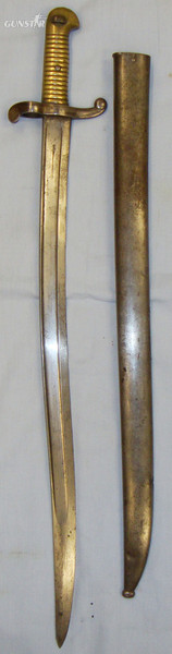  French M1842/59 bayonet and scabbard Bayonet