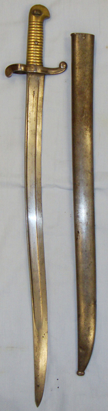  French M1842/59 bayonet and scabbard Bayonet